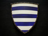 DAC Custom - Painted - Heater Shield (Small) - Blue & White - Barred