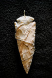 Arrowhead - Flint Arrowhead Large - Wrapped Pendant