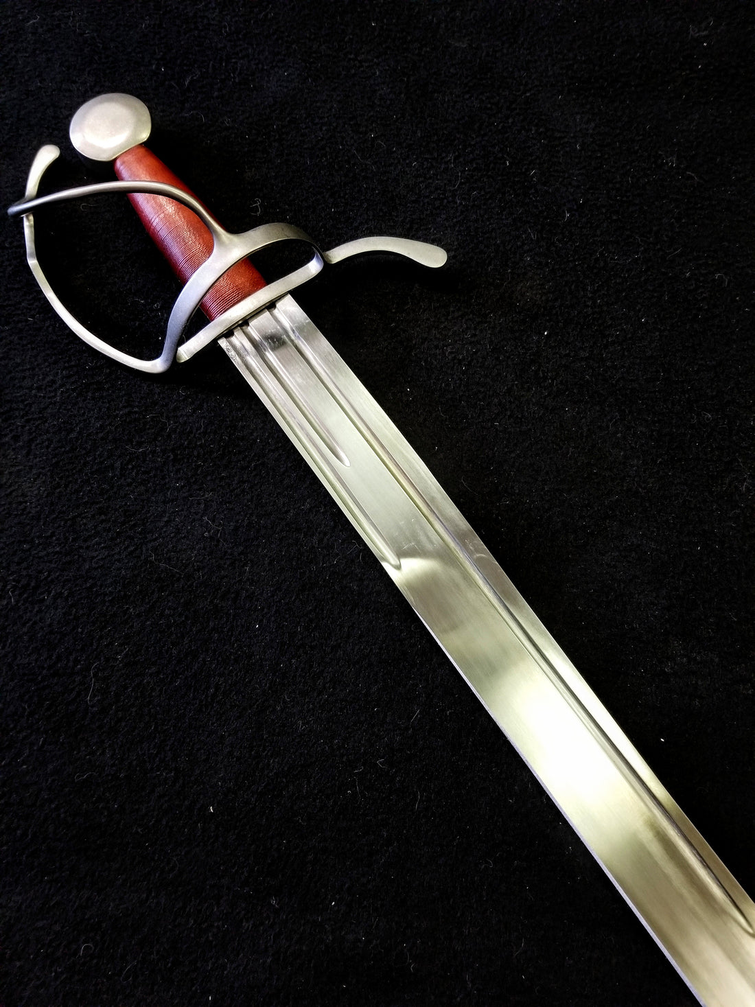Atrim - Cutlass With Tooled Leather Sheath (Sharp)