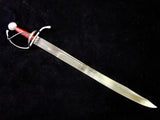 Atrim - Cutlass With Tooled Leather Sheath (Sharp)