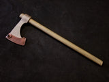 Short Viking Antiqued Bearded Axe