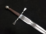 BKS Arming Sword w/ Bowtie Guard & Triple Fuller