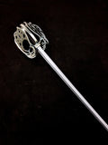 Black Fencer V6 Basket Hilted Broad Sword Trainer - Standard