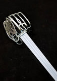 Black Fencer V6 Basket Hilted Broad Sword Trainer - Standard