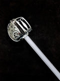 Black Fencer V6 Basket Hilted Broad Sword Trainer - Regimental