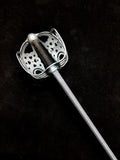 Black Fencer - V6 Basket Hilted Broad Sword Trainer - Regimental