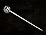 Black Fencer - V6 Basket Hilted Broad Sword Trainer - Regimental