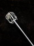 Custom Black Fencer V6 Basket Hilted Broad Sword Trainer - Edge Shaped