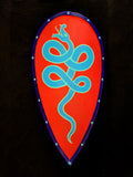 DAC Custom - Norman Kite Shield - Hand Painted With Leather Tacked Edge
