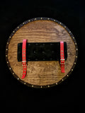 Custom - Targe Shield - Leather Faced with Tacked Design
