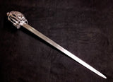 Black Fencer - Steel Series - Basket Hilt Broadsword