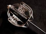 Black Fencer - Steel Series - Basket Hilt Broadsword