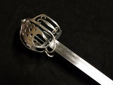 Black Fencer - Steel Series - Basket Hilt Broadsword