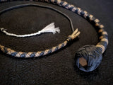 3 Foot Paracord Pocket Whip - Tan / Black
