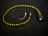 3 Foot Paracord Pocket Whip - Yellow / Black