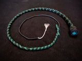 3 Foot Paracord Pocket Whip - Green / Black