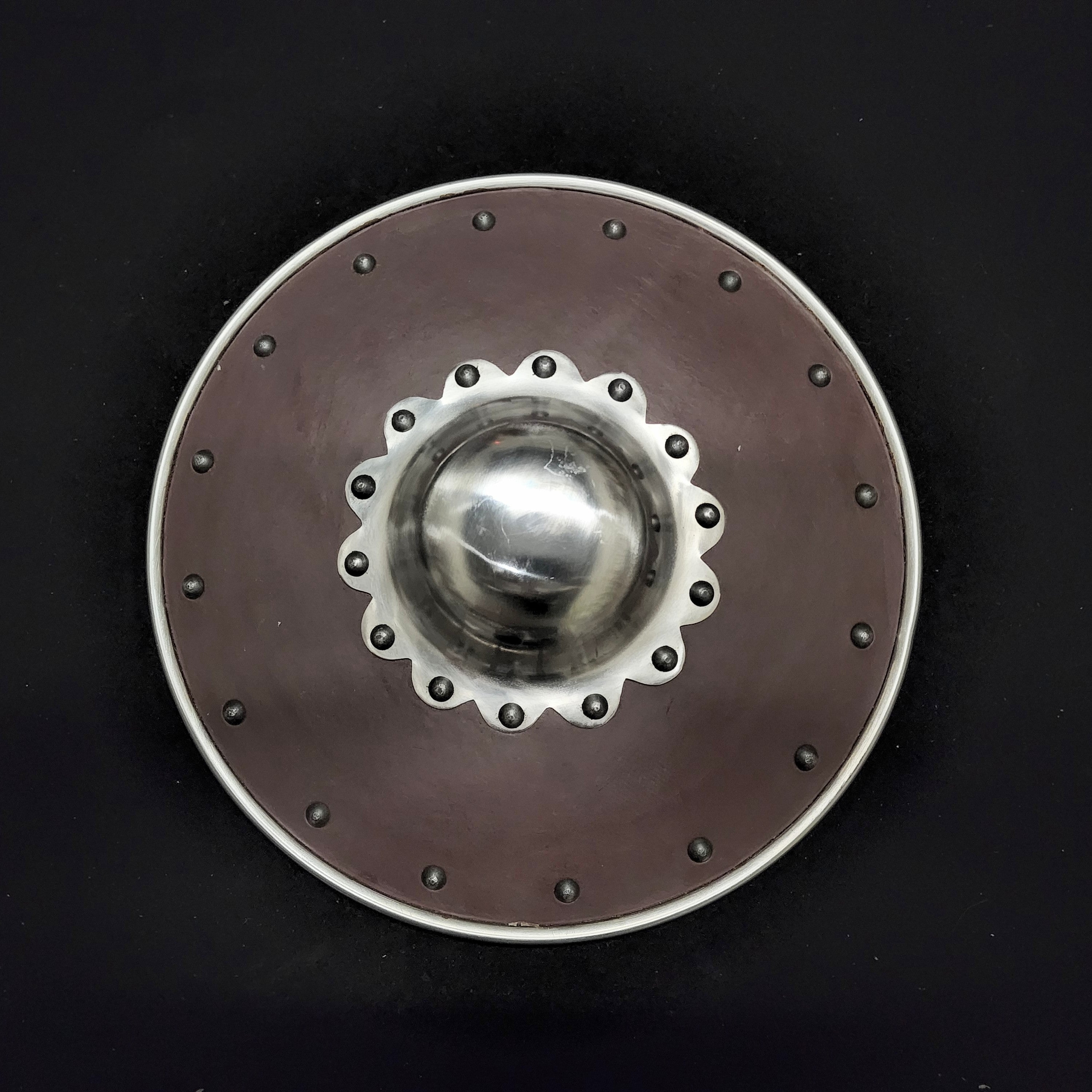 Buckler - Leather Scalloped 14g (9" / 12" / 15")
