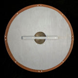 Standard - Viking Round Shield - Stained With Leather Tacked Edge
