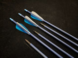 DAC Custom - Fletched Target Point Arrows - Blue / White (40 - 45# @ 31") (Set of 6)DAC Custom -