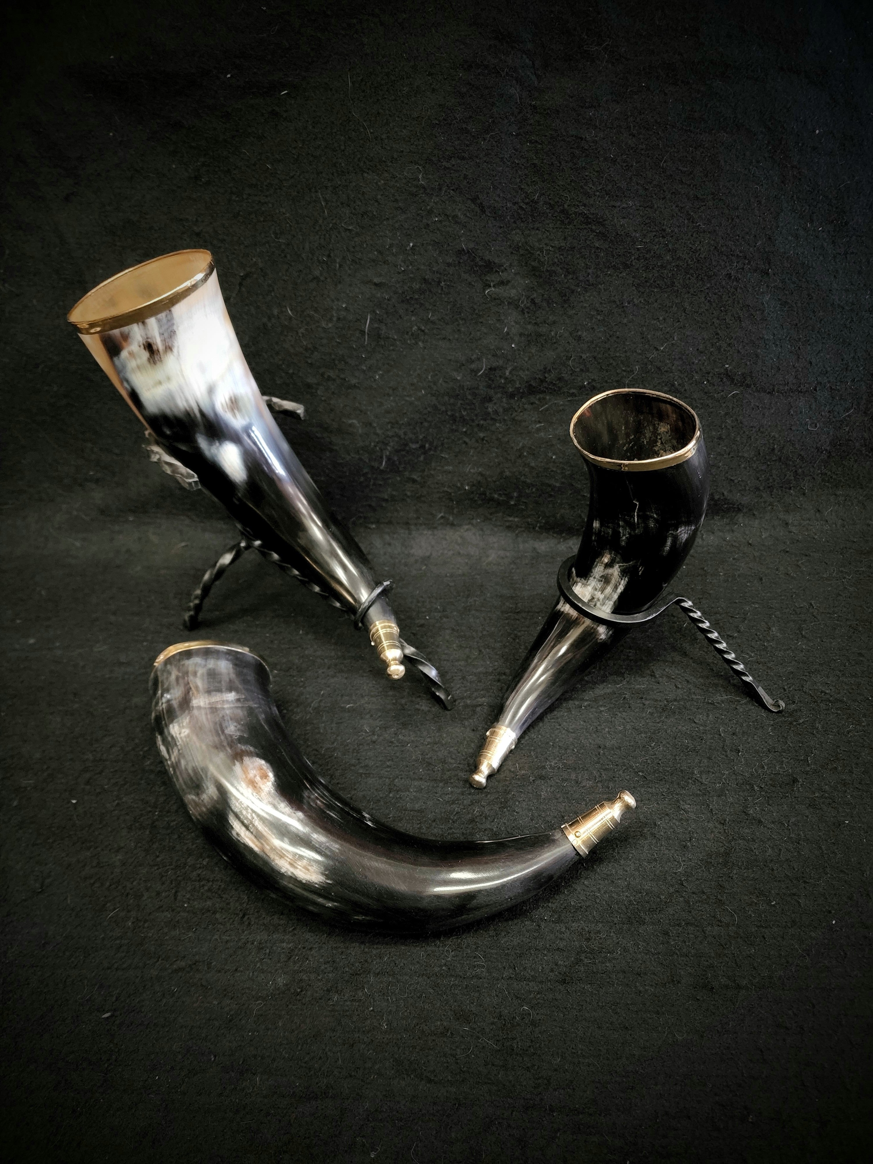 Mead Horn - Brass Rim & Tip - Simple