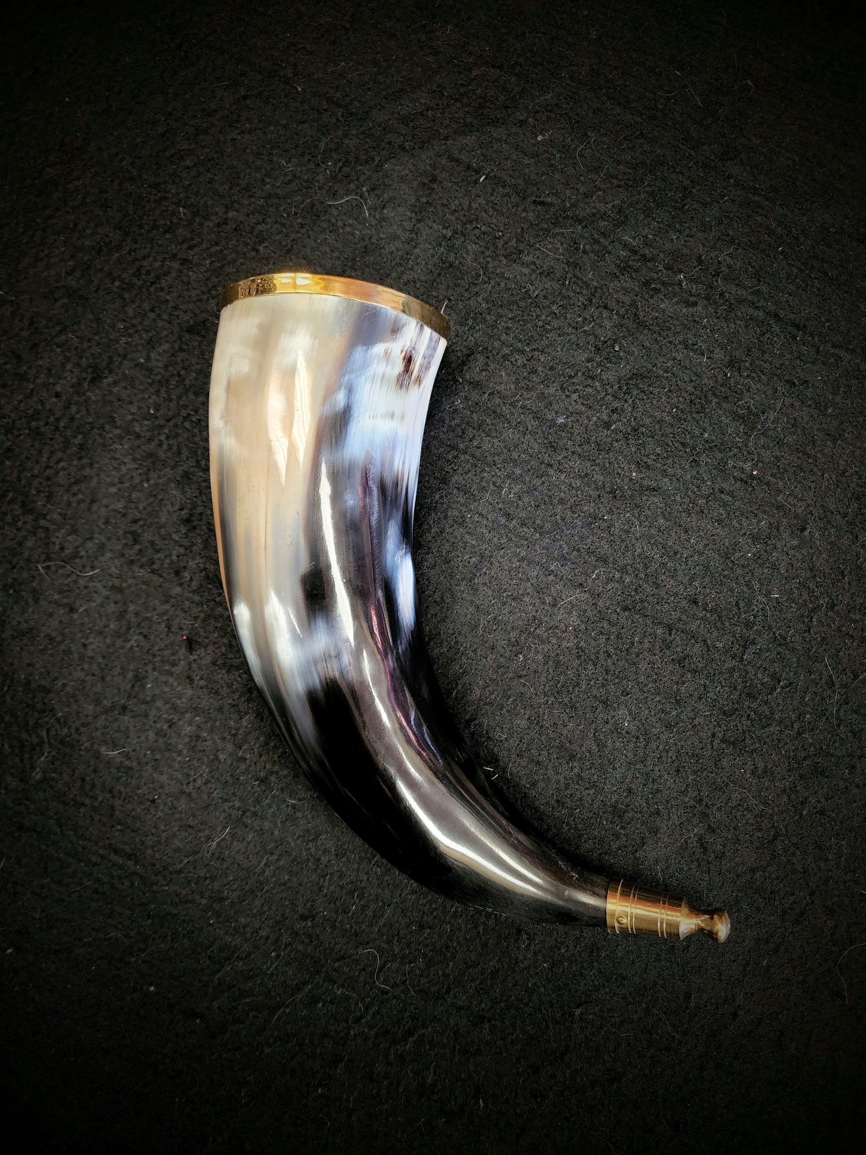 Mead Horn - Brass Rim & Tip - Simple