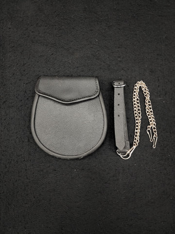 Leather Sporran - Plain