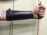 DAC Handmade - Leather Archery Bracer - Hammer Finish