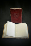 Medium Celtic Heart Leather Book