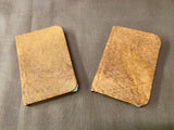 Small Hard Cover Leather Book