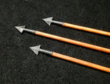 Hand Fletched Triangle Tip Arrows (30 - 35# @ 31") (Set of 3)