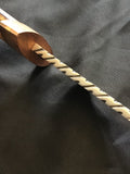 Custom - Langseax with Filled Spine and Red Leather Sheath