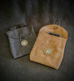 Small Suede Belt Pouch